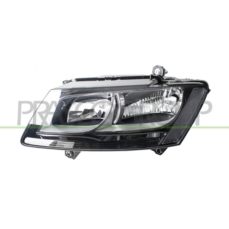 Phare Gauche H7+H7 Electrique Avec Moteur-Noir Phare Gauche H7+H7 Electrique Avec Moteur-Noir
