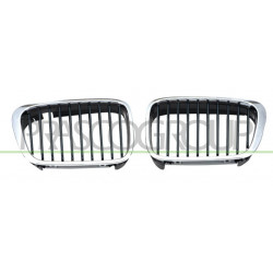 Grille de calandre chrome noir côté passager
