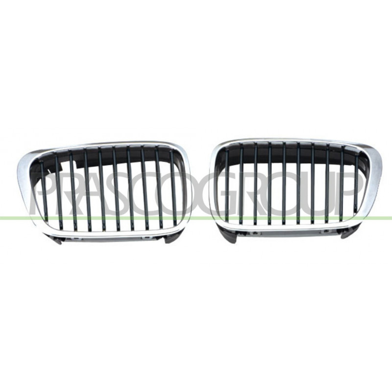 Grille de calandre chrome noir côté passager Grille de calandre chrome noir côté passager
