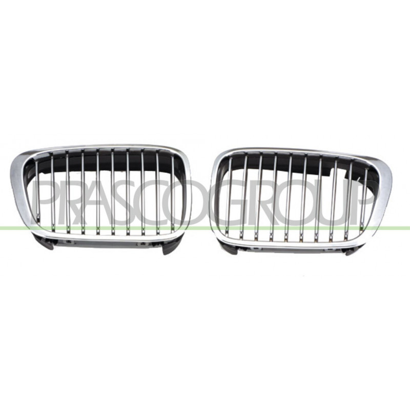 Grille de calandre chrome côté chauffeur Grille de calandre chrome côté chauffeur