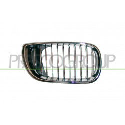 Grille de calandre chrome chrome noir côté passager