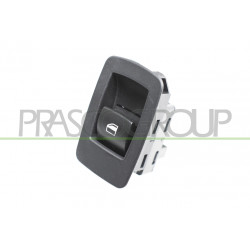 INTERRUPTEUR LEVE-VITRE NOIR-PORTE ARRIERE DROITE/GAUCHE-3 BROCHES