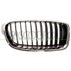 Grille de calandre chrome chrome noir côté passager