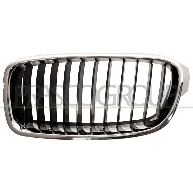 Grille de calandre chrome chrome noir côté chauffeur Grille de calandre chrome chrome noir côté chauffeur