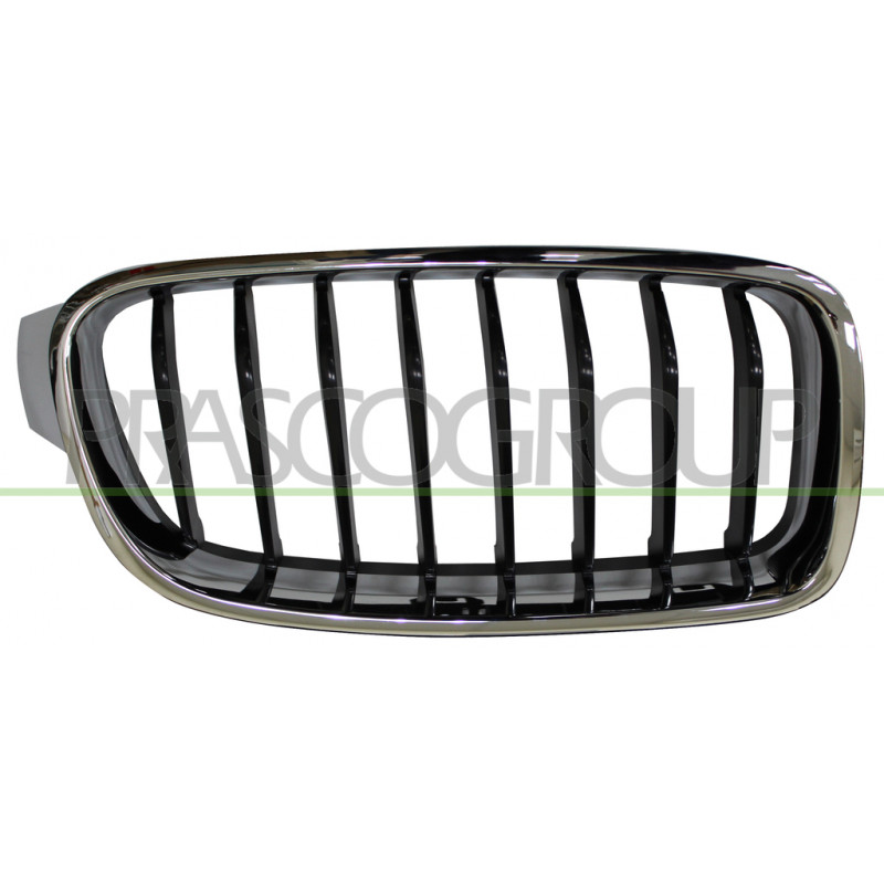 Grille de calandre chrome noir côté passager Grille de calandre chrome noir côté passager