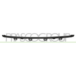 Bandeau central noir brillant de pare-chocs avant