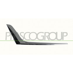 Moulure chrome de grille de calandre supérieure côté passager