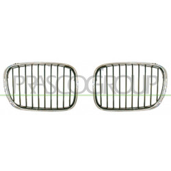 Grille de calandre chrome noir côté chauffeur