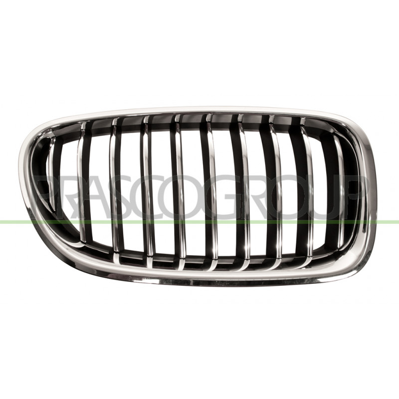 Grille de calandre chrome chrome noir côté passager Grille de calandre chrome chrome noir côté passager