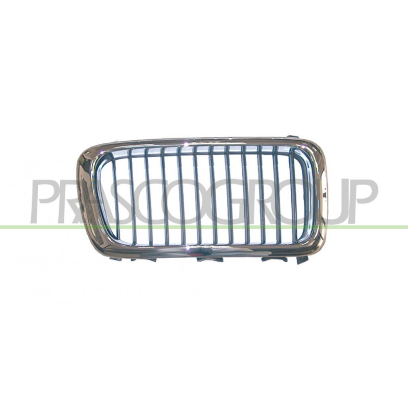Grille de calandre chrome chrome noir côté chauffeur Grille de calandre chrome chrome noir côté chauffeur