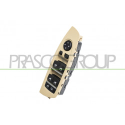 PANNEAU A BOUTON-POUSSOIR BEIGE-4 INTERRUPTEURS-LEVE VITRE-PORTE AVANT GAUCHE-6