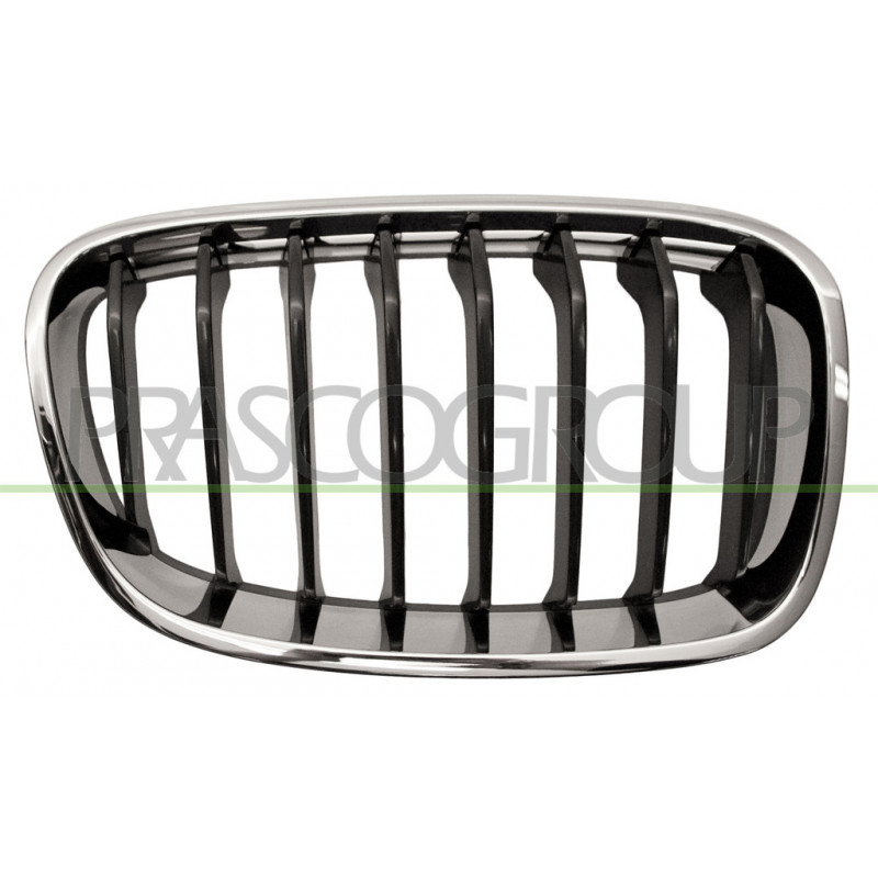 Grille de calandre chrome noir côté passager Grille de calandre chrome noir côté passager