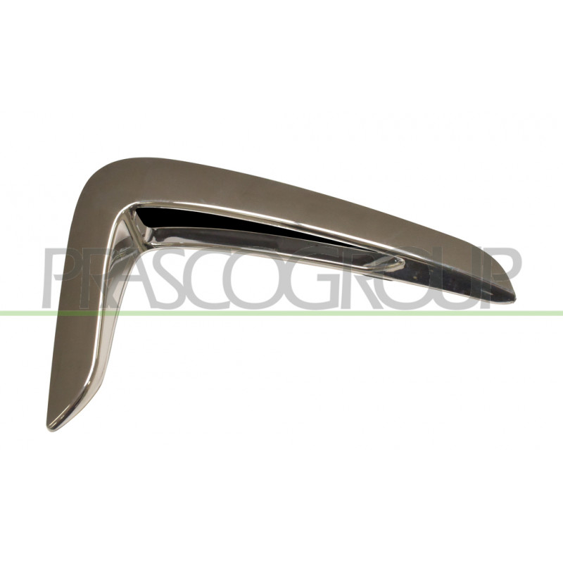 Moulure d'aile avant chrome avec apprêt côté passager Moulure d'aile avant chrome avec apprêt côté passager