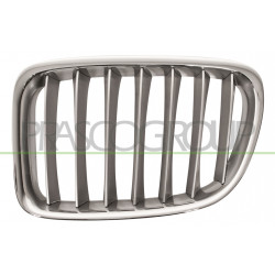 Grille de calandre chrome titane côté chauffeur
