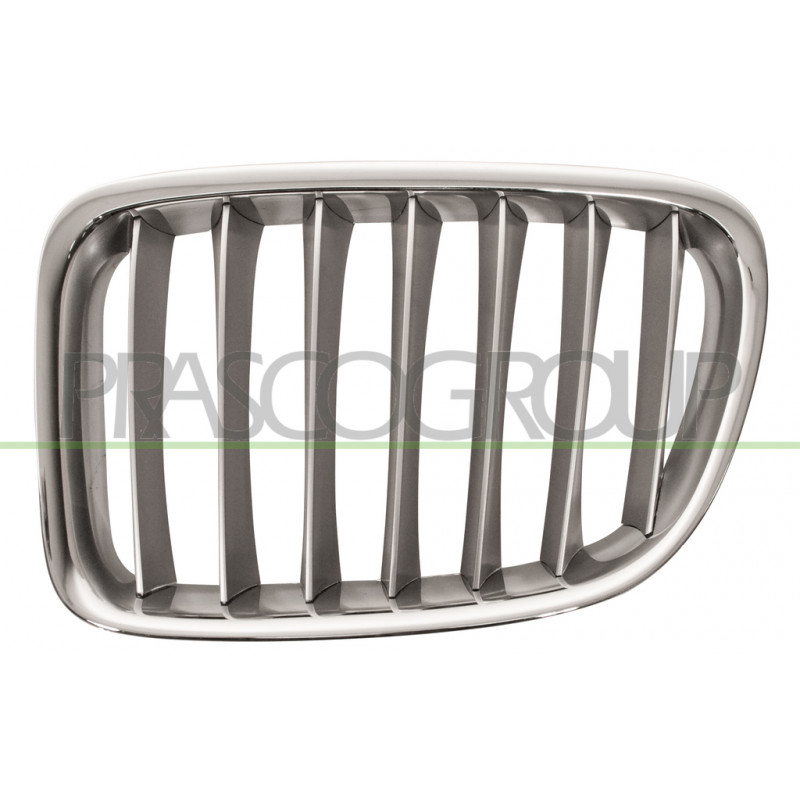 Grille de calandre chrome titane côté chauffeur Grille de calandre chrome titane côté chauffeur