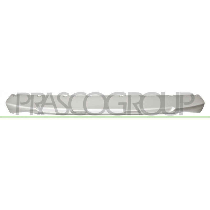 Spoiler central argent de pare-chocs avant Spoiler central argent de pare-chocs avant