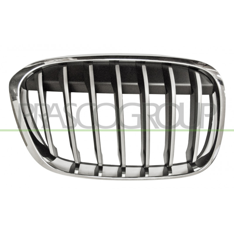 Grille de calandre chrome titane noir côté passager Grille de calandre chrome titane noir côté passager