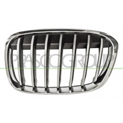 Grille de calandre chrome titane noir côté chauffeur