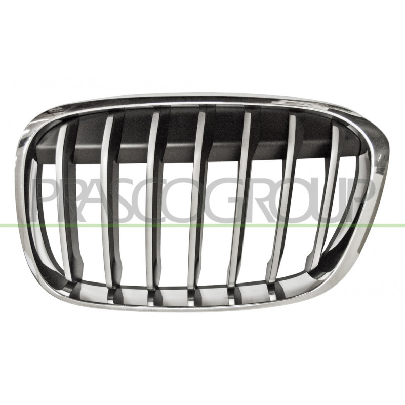 Grille de calandre chrome titane noir côté chauffeur Grille de calandre chrome titane noir côté chauffeur