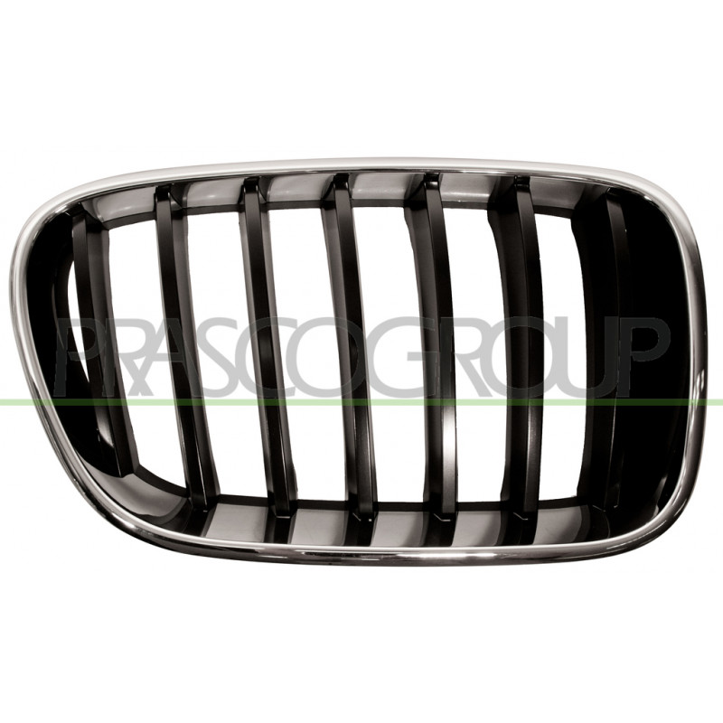 Grille de calandre chrome noir côté passager Grille de calandre chrome noir côté passager