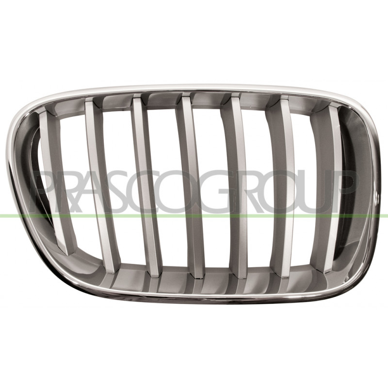 Grille de calandre chrome titanium côté passager Grille de calandre chrome titanium côté passager