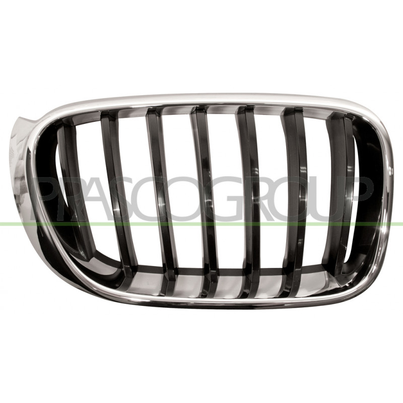 Grille de calandre chrome noir côté passager Grille de calandre chrome noir côté passager