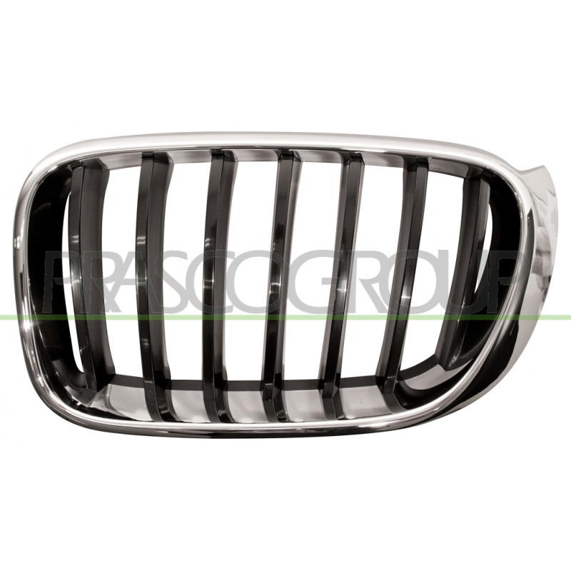 Grille de calandre chrome noir côté chauffeur Grille de calandre chrome noir côté chauffeur