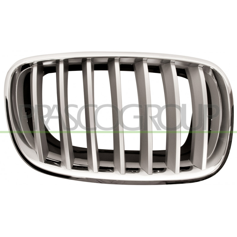 Grille de calandre chrome titane côté passager Grille de calandre chrome titane côté passager