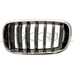 Grille de calandre chrome noir côté chauffeur