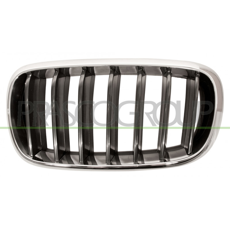 Grille de calandre chrome noir côté chauffeur Grille de calandre chrome noir côté chauffeur
