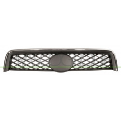 Grille de calandre noir avec moulure chrome