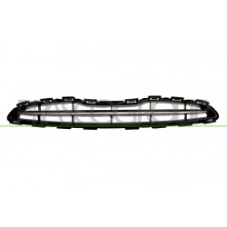 Grille de calandre grise avec moulure chrome