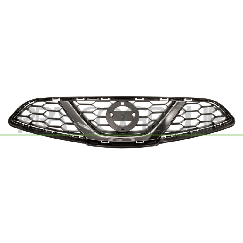 Grille de calandre noir avec moulure chrome Grille de calandre noir avec moulure chrome