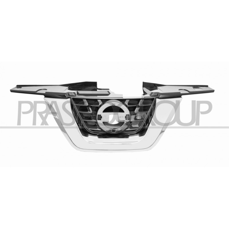 Grille de calandre noir avec moulure chrome Grille de calandre noir avec moulure chrome