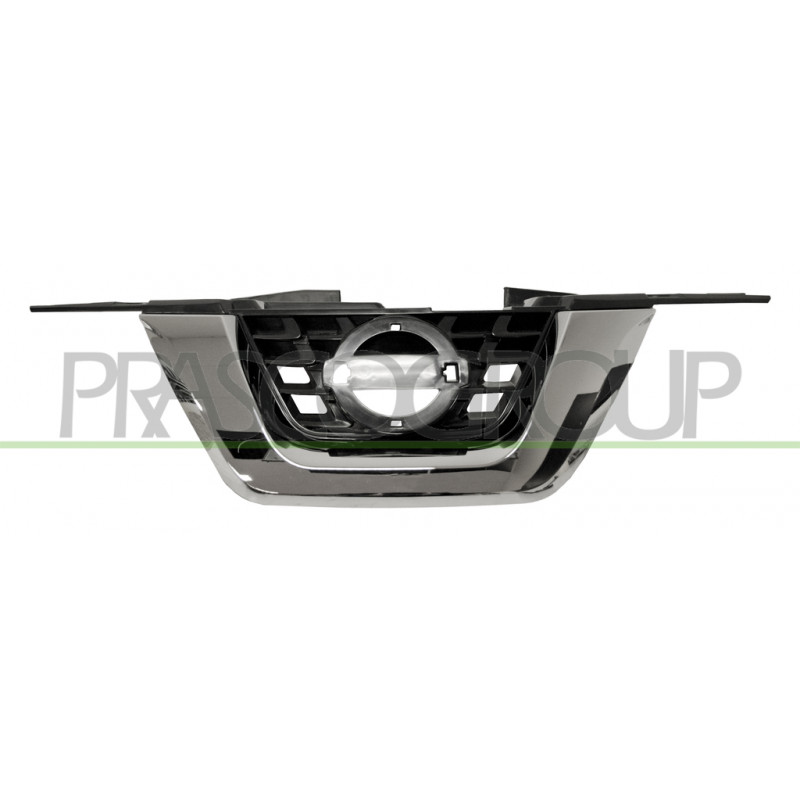 Grille de calandre noir avec moulure chrome Grille de calandre noir avec moulure chrome