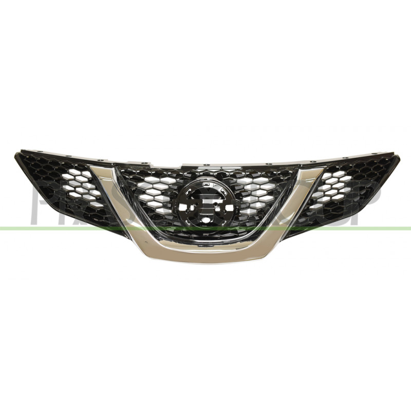 Grille de calandre noir avec moulure chrome Grille de calandre noir avec moulure chrome