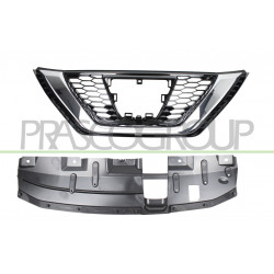 Grille de calandre noir avec chrome