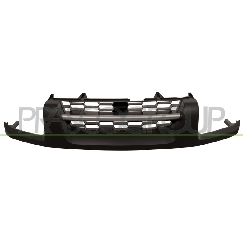Grille de calandre noir avec moulure chrome Grille de calandre noir avec moulure chrome