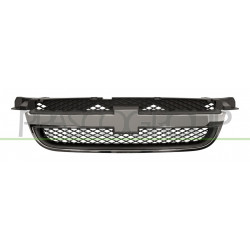 Grille de calandre noir avec moulure chrome