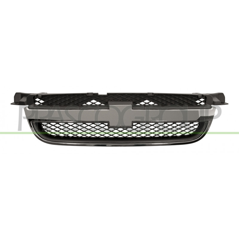 Grille de calandre noir avec moulure chrome Grille de calandre noir avec moulure chrome