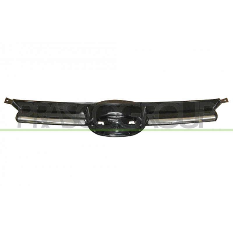 Grille de calandre noir brillant avec moulure chrome Grille de calandre noir brillant avec moulure chrome
