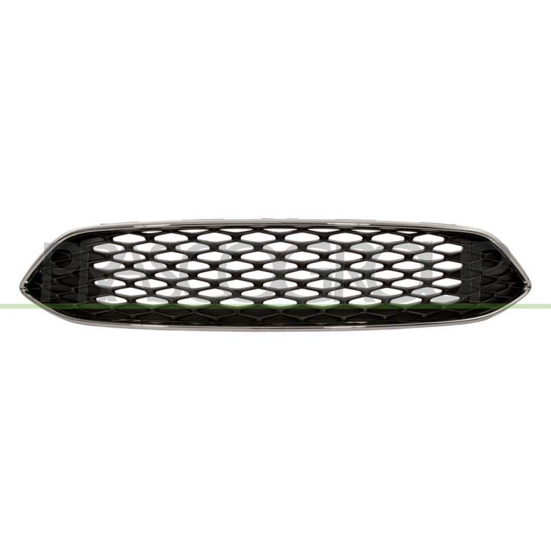 Grille de calandre noire avec cadre chromé Grille de calandre noire avec cadre chromé