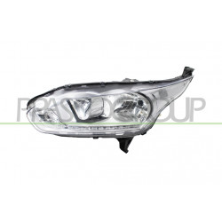 Phare Gauche H7+H15 Electrique Avec Moteur-Chrome' Mod. 2015  