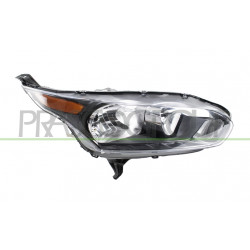 Phare Droit H7+H15 Electrique Avec Moteur-Noir-Feu Orange