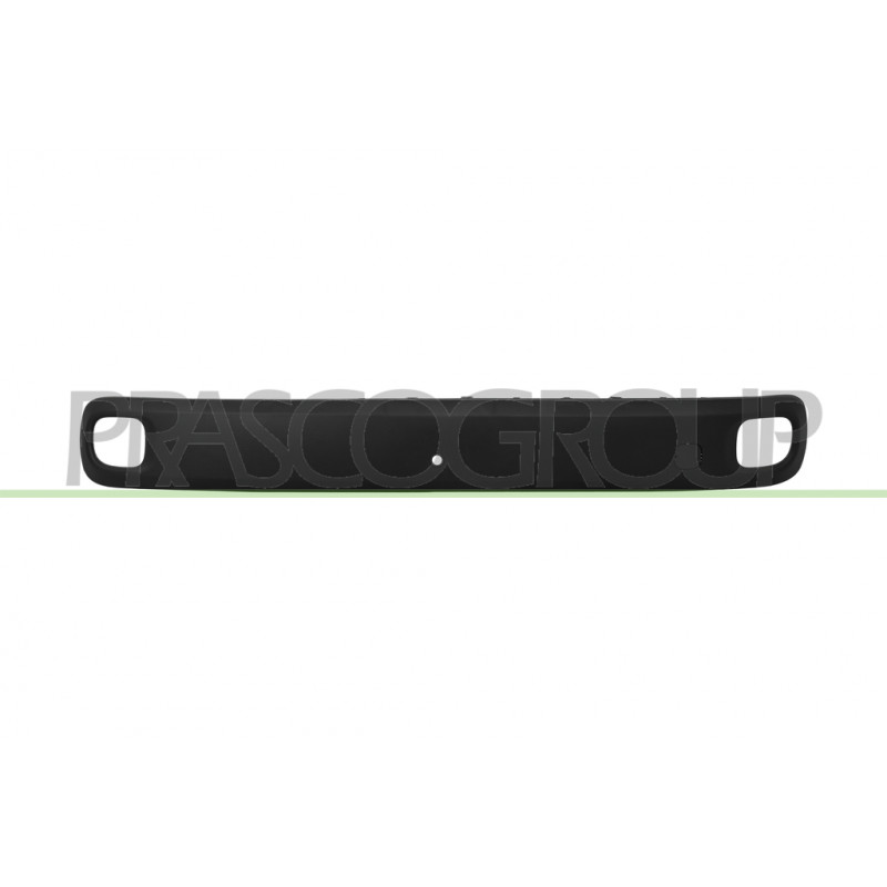 Moulure De Pare-Chocs Avant-Centrale-Noire-Structuree-Avec Trou Capteur+Support Moulure De Pare-Chocs Avant-Centrale-Noire-Structuree-Avec Trou Capteur+Support