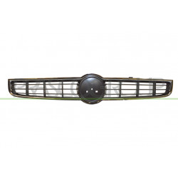 Grille de calandre gris foncé avec cadre chrome