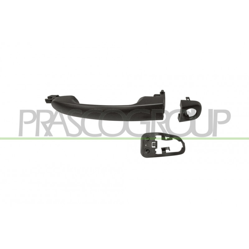 POIGNEE EXTERIEURE AVANT GAUCHE NOIRE-AVEC TROU BARILLET MOD. ACTIVE POIGNEE EXTERIEURE AVANT GAUCHE NOIRE-AVEC TROU BARILLET MOD. ACTIVE