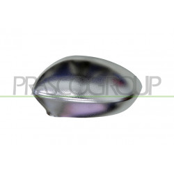 Coque de rétroviseur chrome côté chauffeur