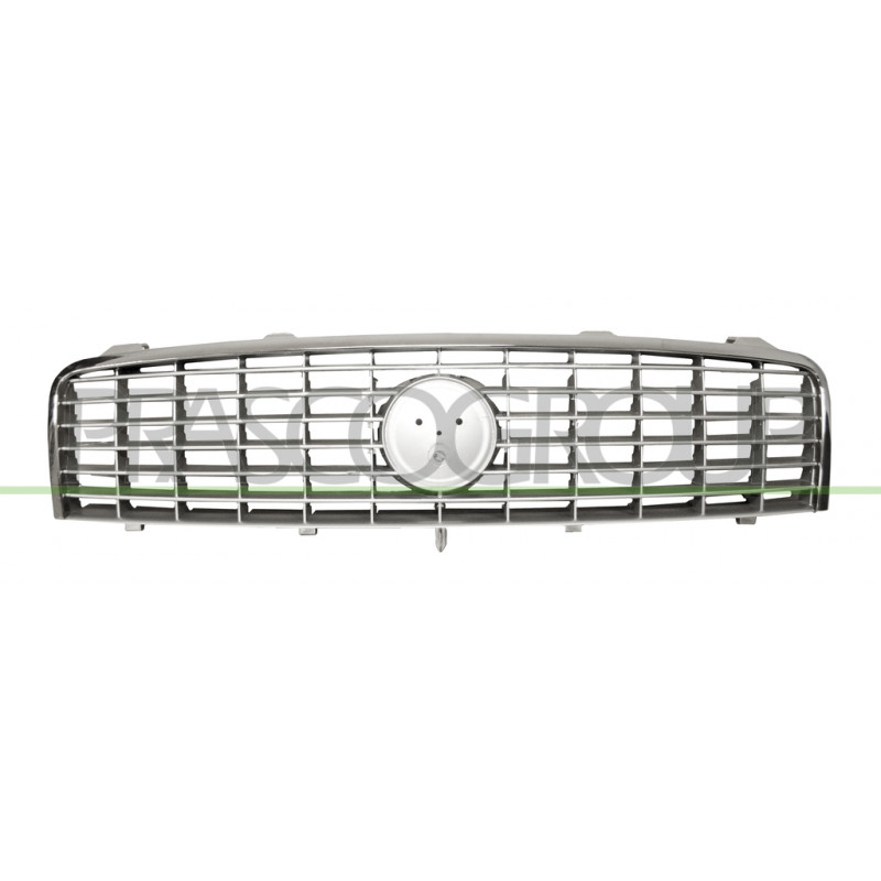 Grille de calandre grise avec cadre chrome Grille de calandre grise avec cadre chrome
