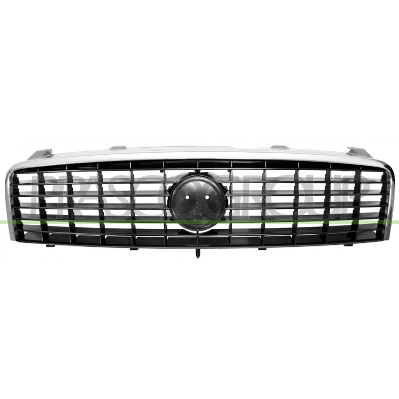 Grille de calandre noire avec cadre chromé Grille de calandre noire avec cadre chromé